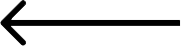 Black left-pointing arrow icon on white background for navigation or direction indication.